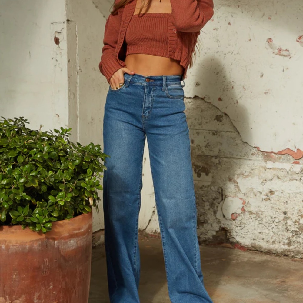 Moschino wide leg jeans